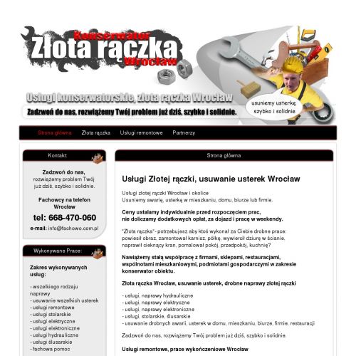 Usługi konserwatorskie - Wrocław