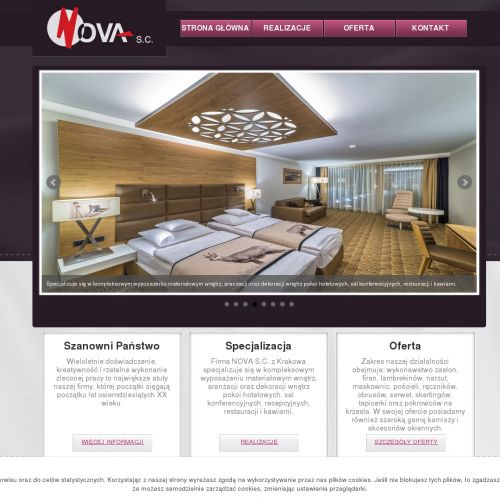 Kraków - szycie pościeli hotelowej