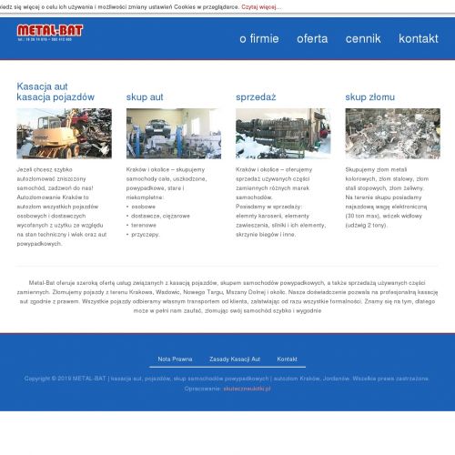 Skup pojazdów powypadkowych Nowy Targ