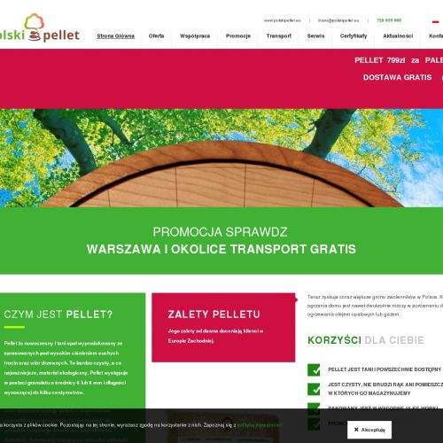 Warszawa - pellet z sosny