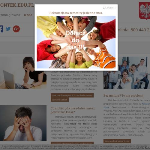 Zduńska Wola - szkoła dla dorosłych