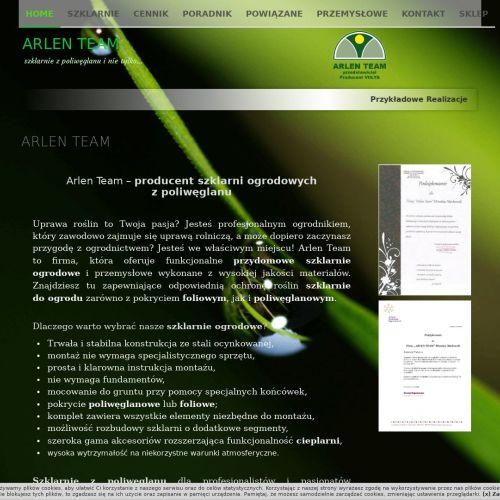 Warszawa - szklarnia poliwęglan