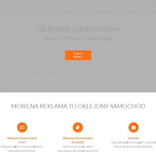 Kraków - foliowanie samochodu