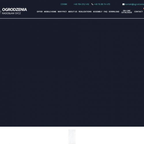 Sztachety na ogrodzenie