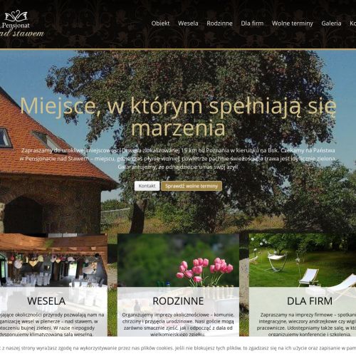 Poznań - dom weselny nad stawem