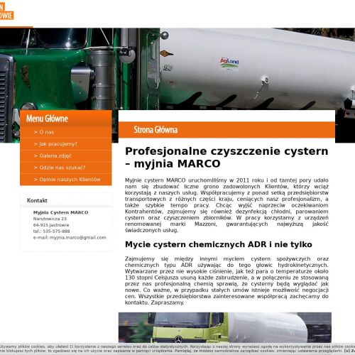 Jastrowie - mycie cystern spożywczych