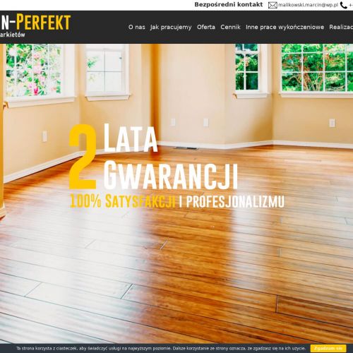 Płock - bezpyłowe cyklinowanie parkietu