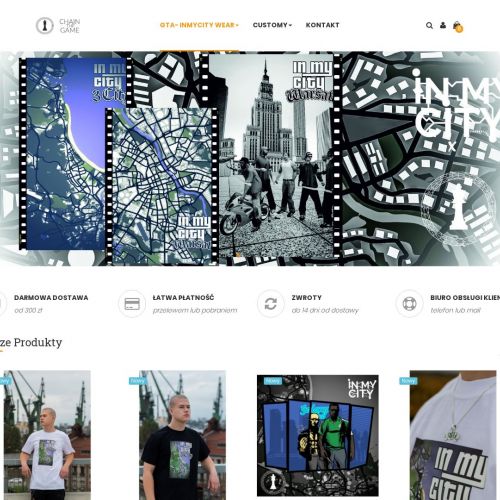 Srebrny łańcuch dla chłopaka w Warszawie