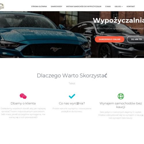 Wynajem aut sportowych Płock