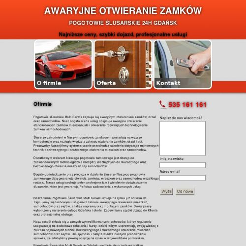 Gdańsk - awaryjne otwieranie drzwi trójmiasto