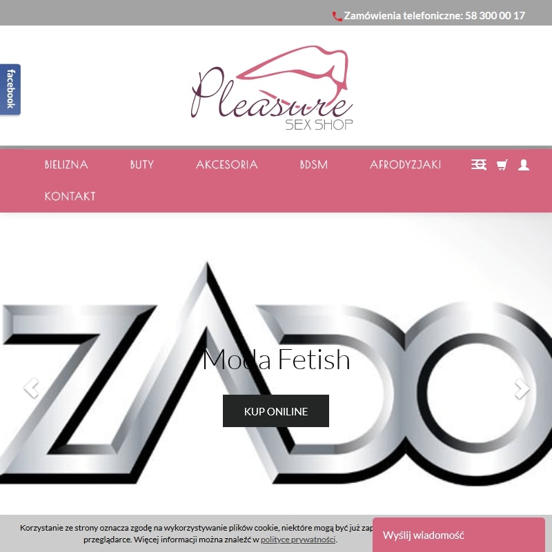 Cukierkowe damskie stringi