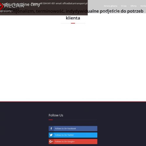 Organizacja transportu całopojazdowego - Gliwice