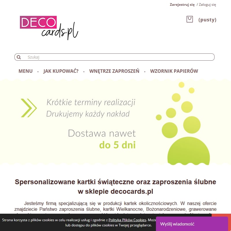 Zaproszenia ślubne personalizowane