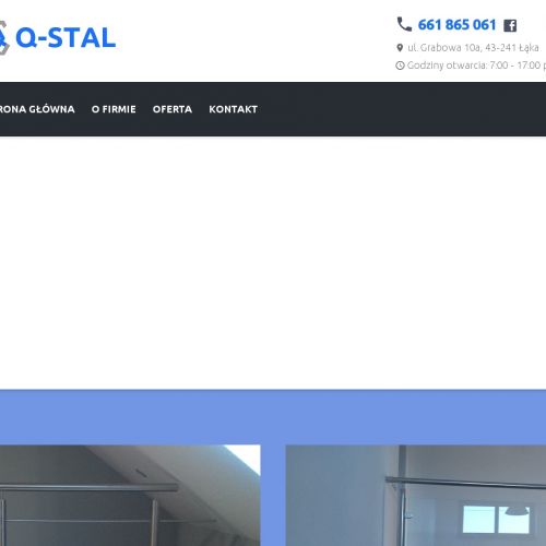 Poręcz schodowa ze stali nierdzewnej