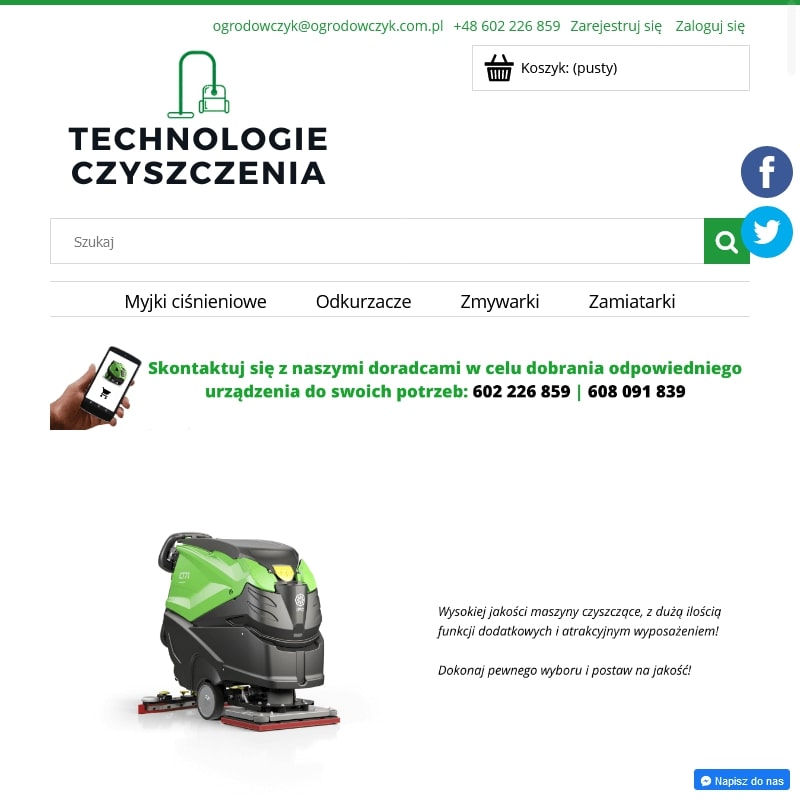 Urządzenia do mycia posadzek w Łodzi