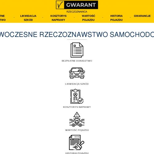 Mobilny rzeczoznawca samochodowy