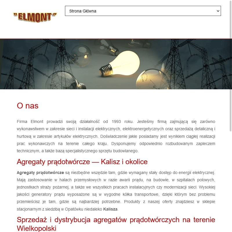 Agregaty prądotwórcze z rozrusznikiem - Sieradz