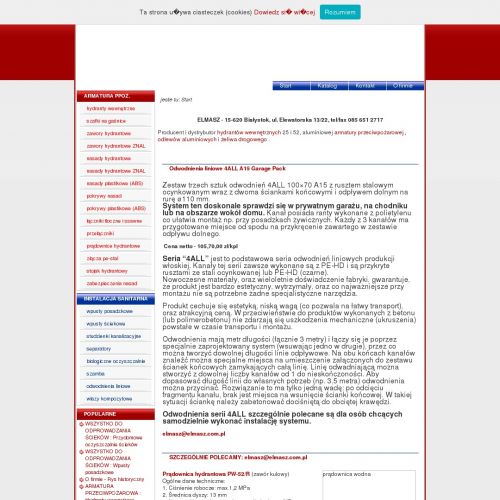 Odwodnienia liniowe do garażu