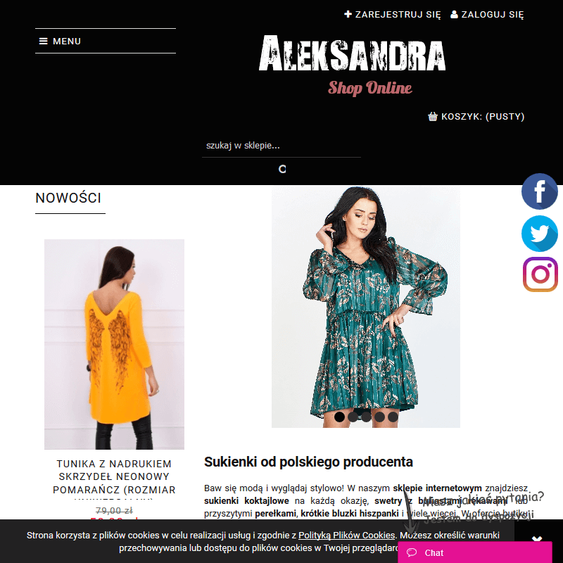 Sklepy internetowe z sukienkami