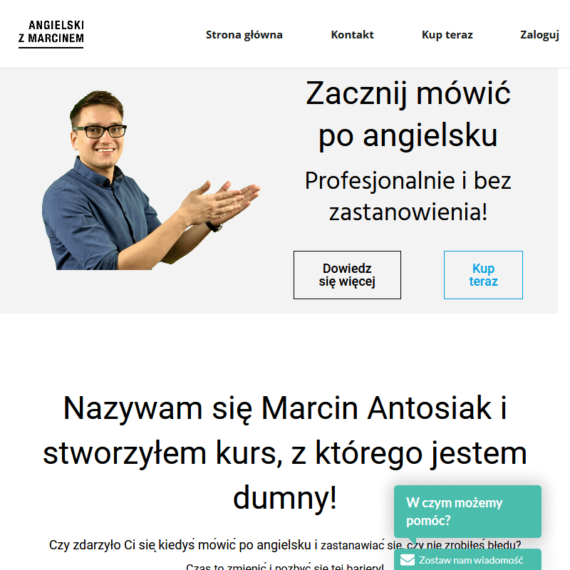 Program kursu języka angielskiego online w Gdańsku