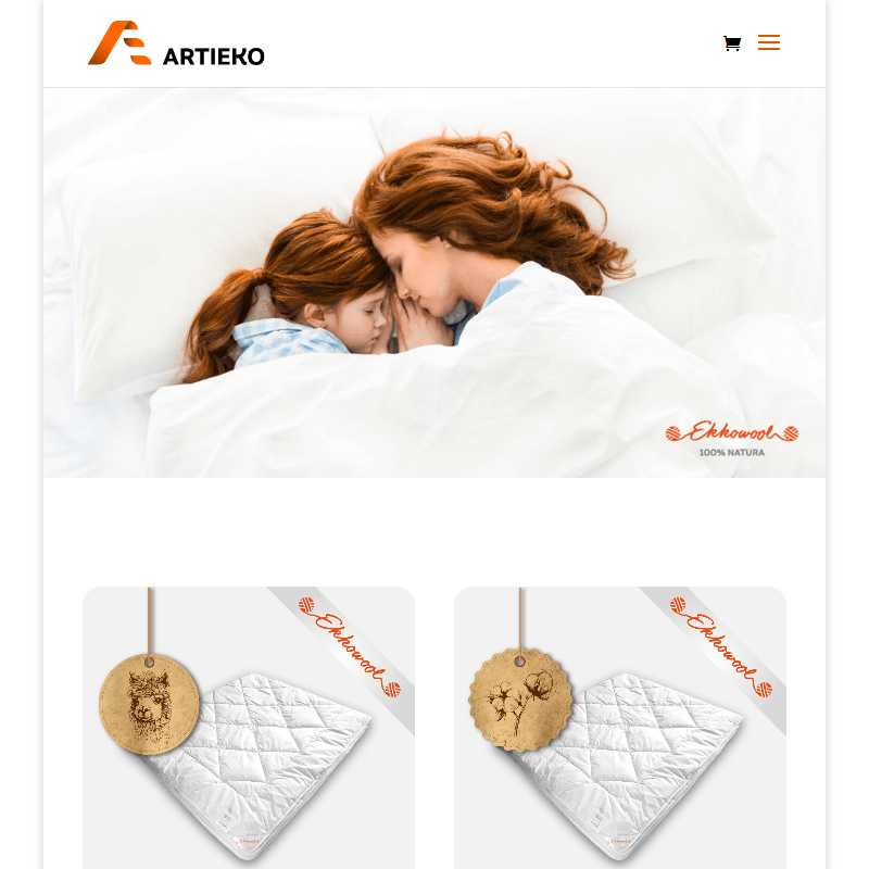 Koc bawełniany naturalny