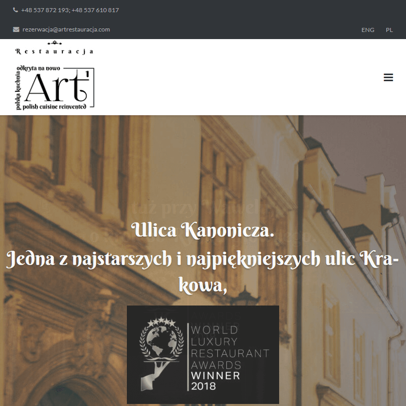 Kraków - restauracja kraków rynek główny