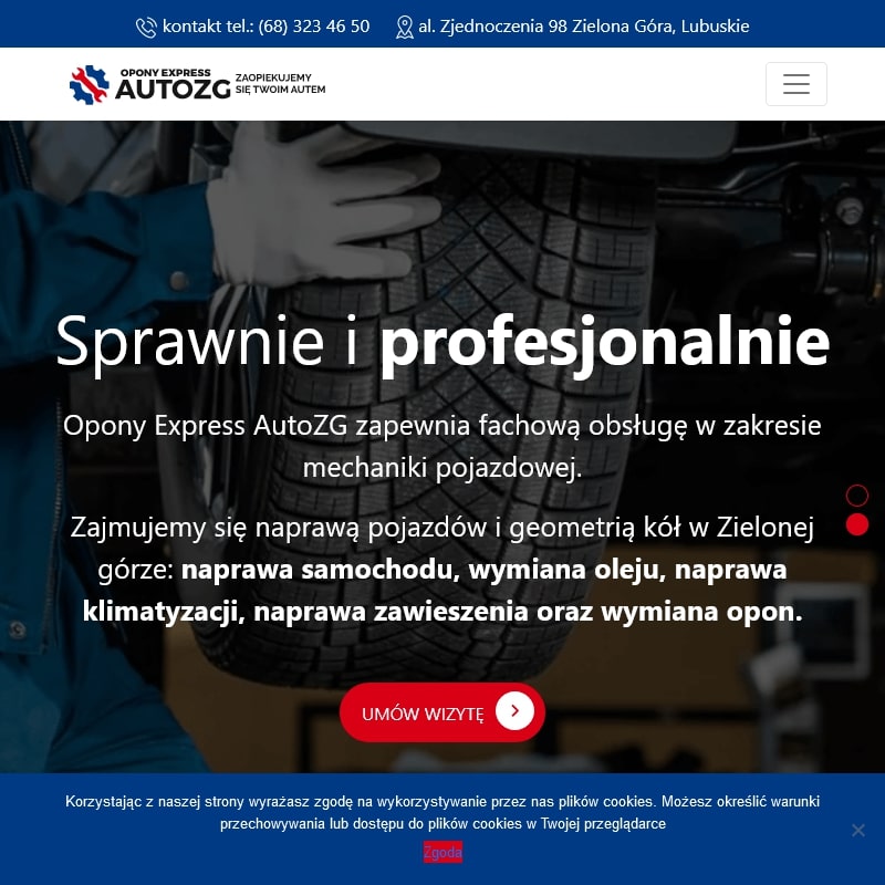 Opony serwis w Zielonej Górze