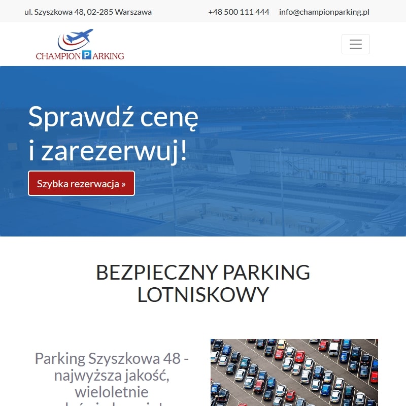 Tani parking warszawa lotnisko chopina