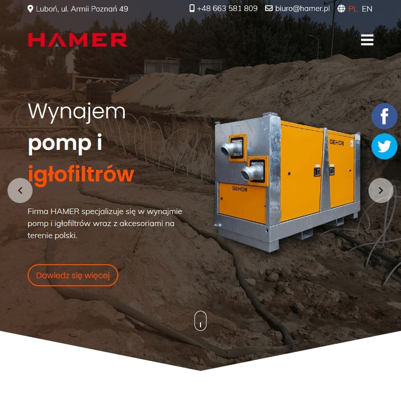 Odwodnienie wykopów budowlanych w Warszawie