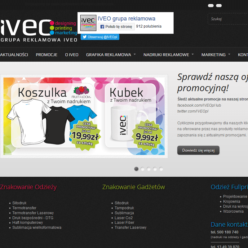 Znakowanie gadżetów reklamowych - Jasło