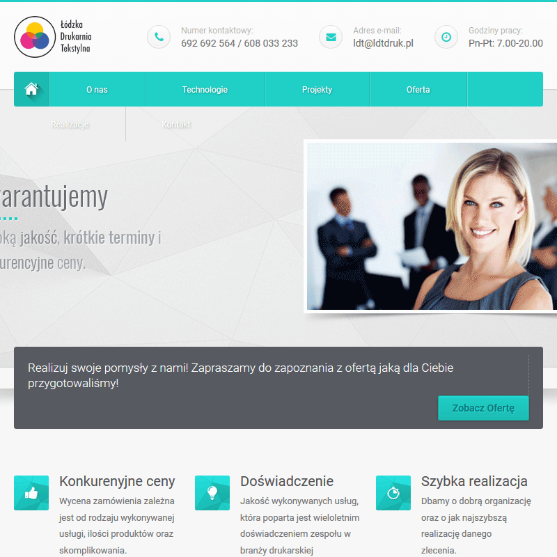 Profesjonalny druk na tekstyliach w Łodzi