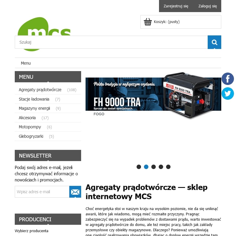 Agregaty prądotwórcze do domu