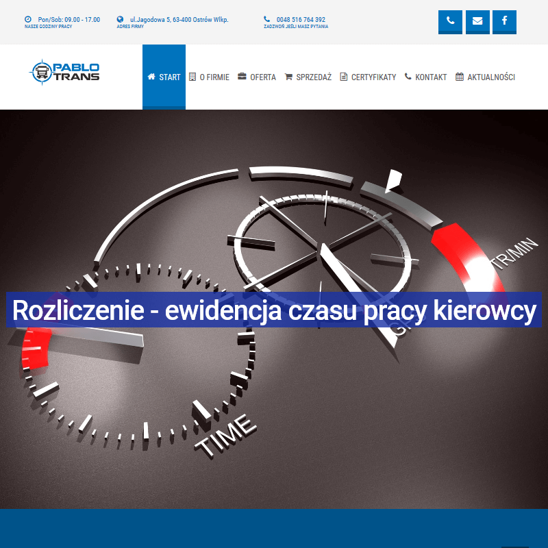 Przygotowanie regulaminu pracy kierowcy