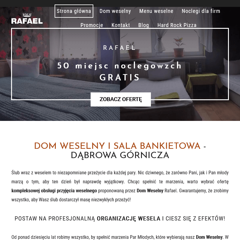 Kompleksowa obsługa przyjecia weselnego - Chorzów