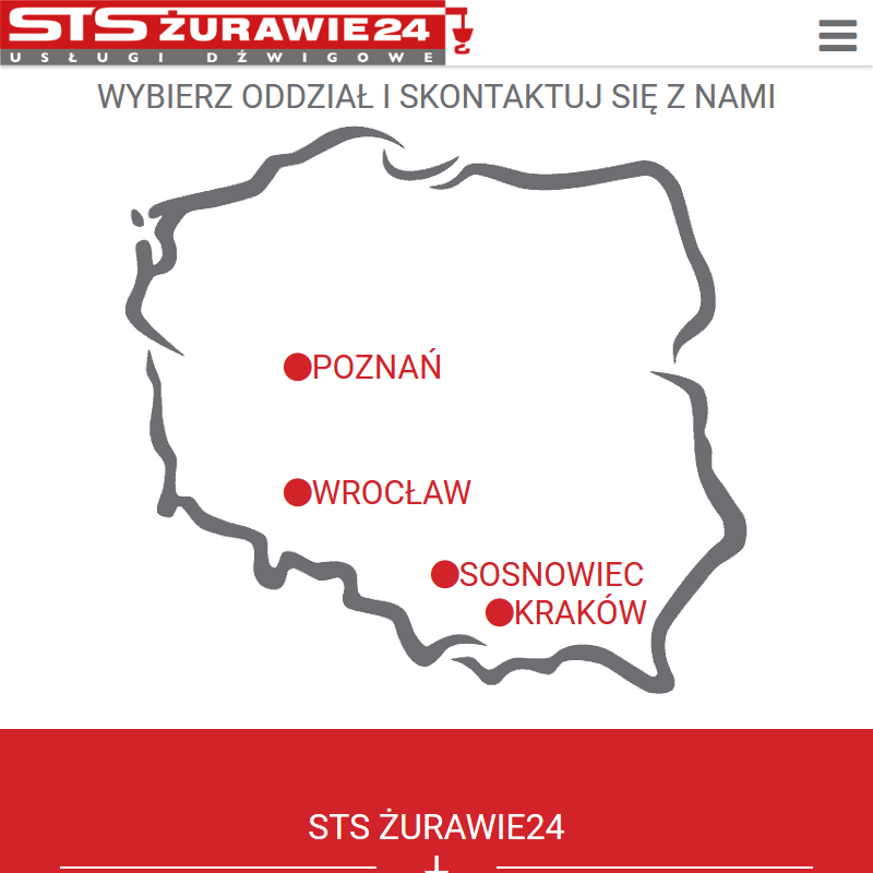 Żurawie samochodowe wynajem Kraków